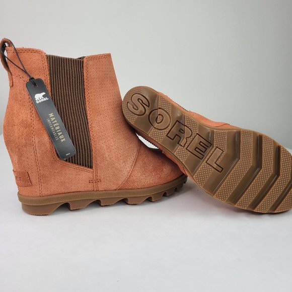 New Sorel Joan of Arctic II Wedge Bootie Teak - Picture 6 of 10